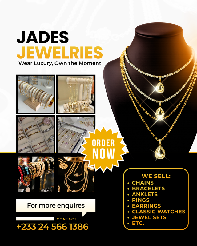 Jades Jewelries — Brand Flyer design for Jades Jewelries