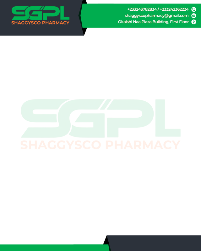 Shaggysco Pharmacy Letterhead — Letterhead design for Shaggysco Pharmacy